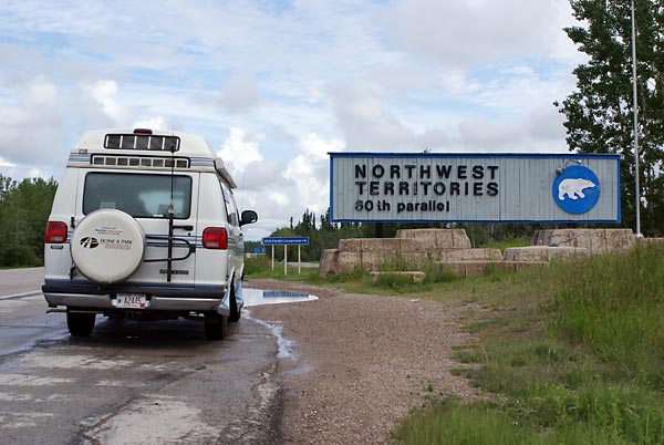 entering the Northwest Territories