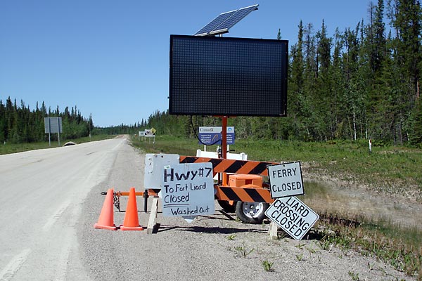 road closed