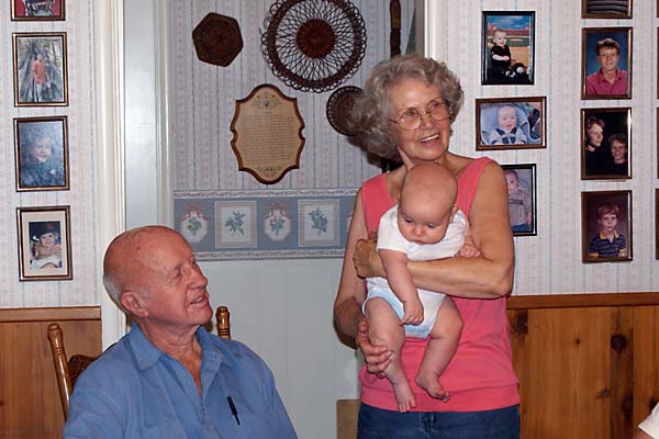 Allan and Sissy with great grandchild