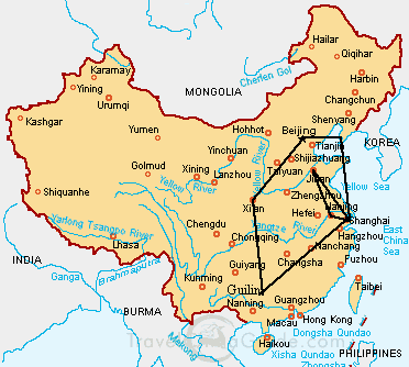 Jinan China Map