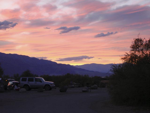 Sunset at Furnace Creek